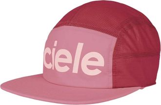 Ciele Athletics GOCap Comp Century Moisture Wicking Running Cap Deco Rose Merlot U-2-CA-0073-PK001
