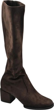 Jeannot High Boots - Dames - Hoge Laarzen - Bruin - 40 EU - Su&egrave;de - Schoenen