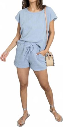 bobi Tie Waist Shorts In Water