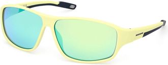 Skechers SE6364 40Q Mens Sunglasses Yellow Size 65