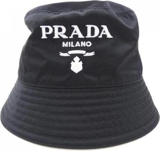 Prada Pre-owned Hoed - Heren - Vintage Accessoires - Zwart - ONE Size - Vintage