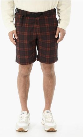Woolrich Plaid Shorts COOL MESH with Industrial Belt size L