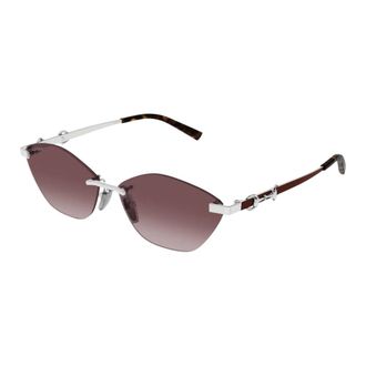 Gucci Sunglasses, female, Gray, Size: 59 MM Gg2050S 003 Sunglasses