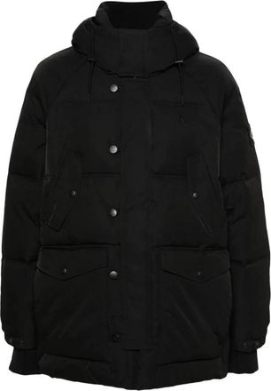 Calvin Klein Jeans Zwarte Puffer Parka Jas - Heren - Winterjassen - Zwart - XL - Polyester - Jassen