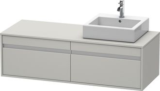 Duravit Duravit - Mueble Bajo Lavabo Ketho 550x1400x426m Con Iluminaci&oacute;n De Hormig&oacute;n