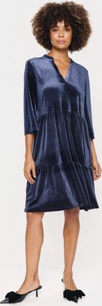 Saint Tropez Jurk Regular fit dark blue