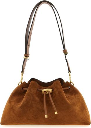 Jimmy Choo London Brown Cinch Medium Shoulder Bag