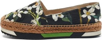 Dolce & Gabbana Espadrilles met borduurwerk - Zwart