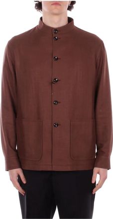 Tagliatore Licht Jack - Heren - Zomerjassen - Bruin - M - Jassen