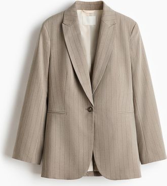 H&M Einreihiger Blazer - Beige