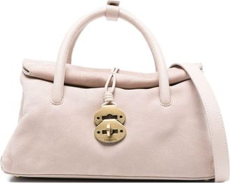 Zanellato Dotta Jones Small Suede Leather Handbag