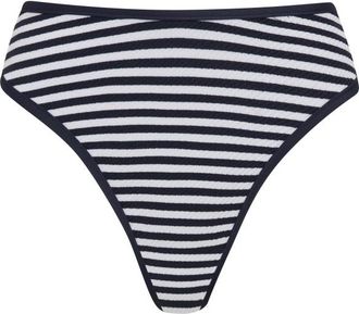 Seafolly Clubhouse High Leg Pant Bikini-Bottom f&uuml;r Damen | blau