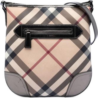 Burberry Pre-owned Burberry Supernova Check Coated Canvas Dryden Crossbody Ladies QF2RU2N0GH8VNAG1