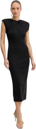 Fracomina Vestido Midi Ajustado - Dresses - Mujer - Negro - S