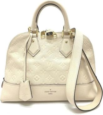 Louis Vuitton Tweedehands Canvas Louis Vuitton tassen - Dames - Vintage Handtas - Beige - ONE Size - Vintage