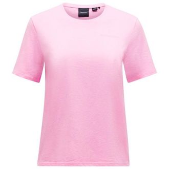 Peak Performance Explore Logo Tee Funktionsshirt f&uuml;r Damen | rosa