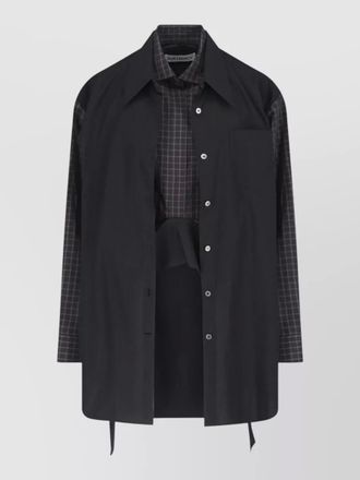 Our Legacy checkered jacket long sleeves collared neck