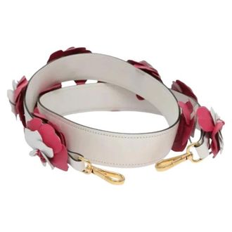 Prada Pre-owned Accessories, female, White, Size: ONE SIZE Pre-owned Vintage Shoulder Strap