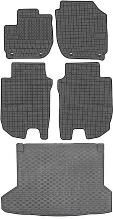 OEM Juego De Alfombrillas De Goma Para Coche Y Alfombrilla Para Maletero Para Honda Hr-v Suv (09.2015-08.2021)