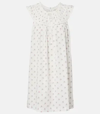 D&ocirc;en D&ocirc;en Verity floral embroidered cotton minidress