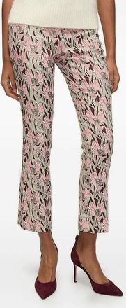Veronica Beard Pantaloni a fiori - Rosa