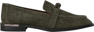 Alma En Pena Loafer knoopdetail - Dames - Loafers - Groen - 40 EU - Schoenen