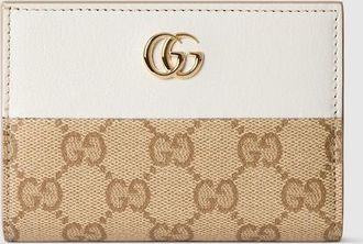Gucci GG Marmont Bi-fold Wallet, Beige, Original GG Fabric