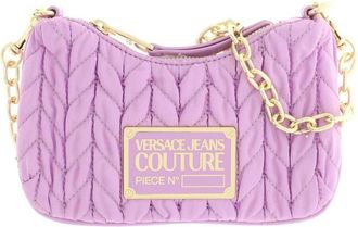Versace Jeans Couture Stijlvolle Tas - Dames - Schoudertassen - Paars - ONE Size - Tassen