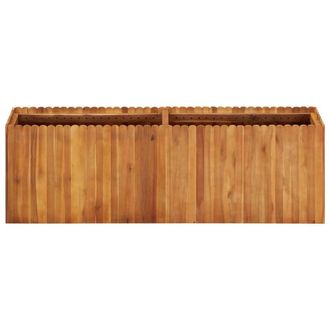 Berkfield Home Garden Raised Bed 150x30x50 cm Solid Acacia Wood in Brown | Size: 150 x 30 x 50 cm