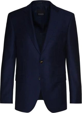 Digel Premium Preference Blazer - Heren - Blazers - Blauw - M - Wol - Jassen