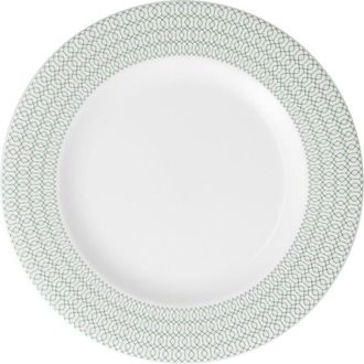 Fortessa Set Of 4 Ornament Bone China 9In Salad/Dessert Plates