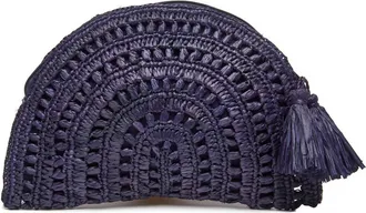 Mar Y Sol Womens Alina Clutch Bag In Navy
