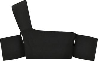 Alexander McQueen Off Shoulder Blouse - Dames - Blouses - Zwart - M - Overhemden
