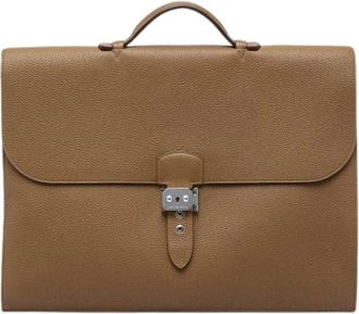 Herm&egrave;s Borsa da lavoro Pre-owned - - Pre-owned - Donna - Marrone - ONE SIZE