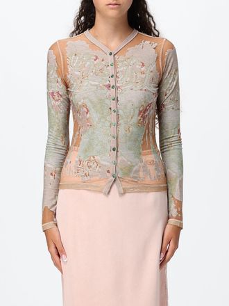 Diesel Cardigan in misto viscosa stampato