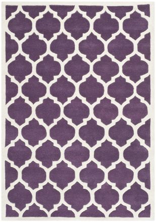 Safavieh Alfombra lana viola/bianco avorio 122 x 183 cm