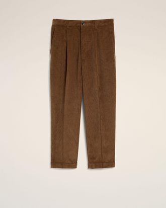 Ami Ami Paris - Brown carrot-fit corduroy cotton trousers Brown - Size: XXL - for Men