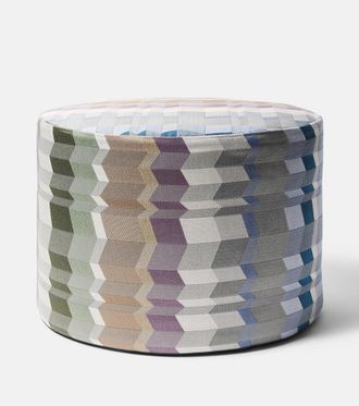 Missoni Puf Positano en mezcla de algod&oacute;n