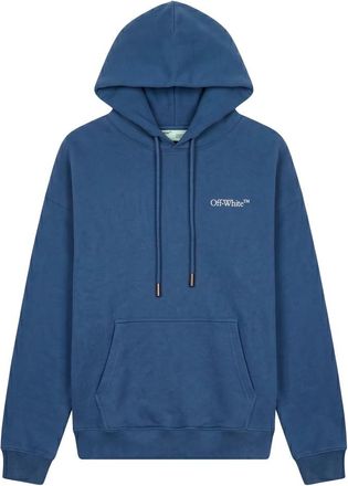 Off-white Felpa con cappuccio Sprayed Arrow - - Sweatshirts & Hoodies - Uomo - Blu - XL