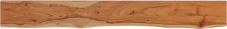 vidaXL Mensola Muro 140x20x3,8cm Rettangolare Legno Acacia Bordi Vivi - Vidaxl