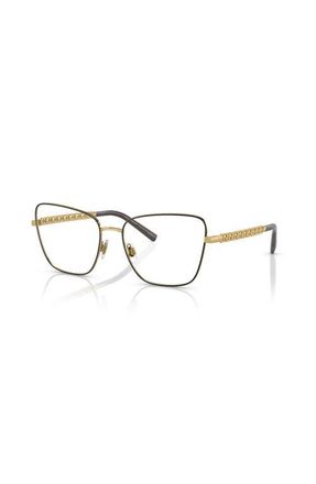 Dolce & Gabbana 57mm Butterfly optical glasses in Gold at Nordstrom