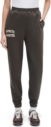 Favorite Daughter The Collegiate Joggers in Coffee/Gardenia at Nordstrom, Size X-Large