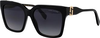 Marc Jacobs Stijlvolle zonnebril voor zonnige dagen - Dames - Zonnebrillen - Zwart - 57 MM - Accessoires