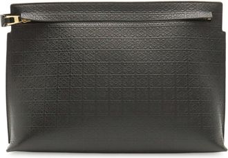 Loewe Black Leather Clutch Bag Pouch (Pre-Owned)