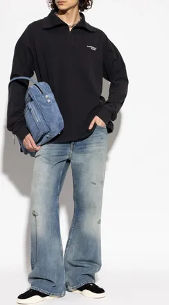Acne Studios Jeans With A Vintage Effect, Mens, Blue