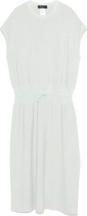 Fabiana Filippi Abito midi lam&eacute; - Blu