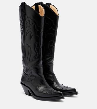Gabriela Hearst Capitana leather cowboy boots