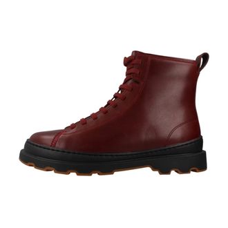 Camper Schoenen, Dames, Rood, 37 EU, Leer, Brutus+ Veterlaarzen