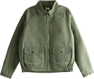 Bode waxed zip-up jacket - Green