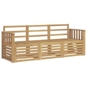 vidaXL Juegos De Sof&aacute;s Madera De Acacia S&oacute;lida Vidaxl